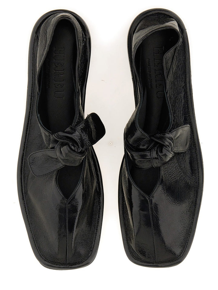 Hereu Flat Shoes - Black | Wanan Luxury