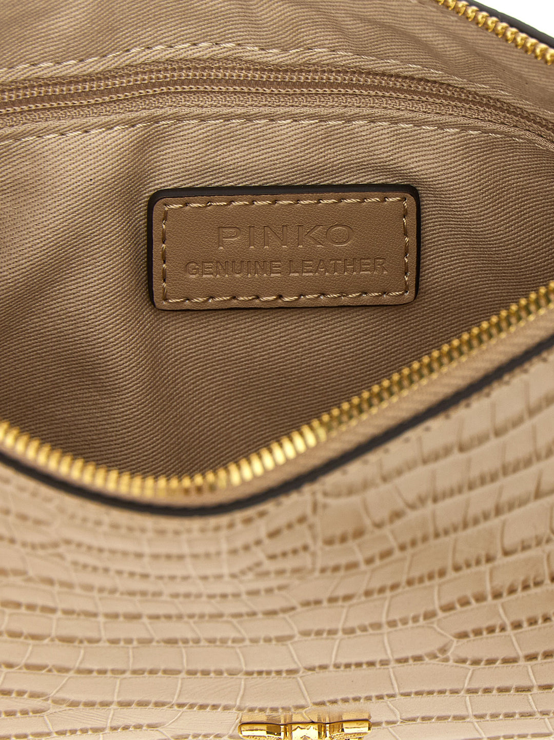 Pinko Flat Horizontal Crossbody Bags - Beige | d424bab8a9214626e385f2cd70a09171c4649fa1