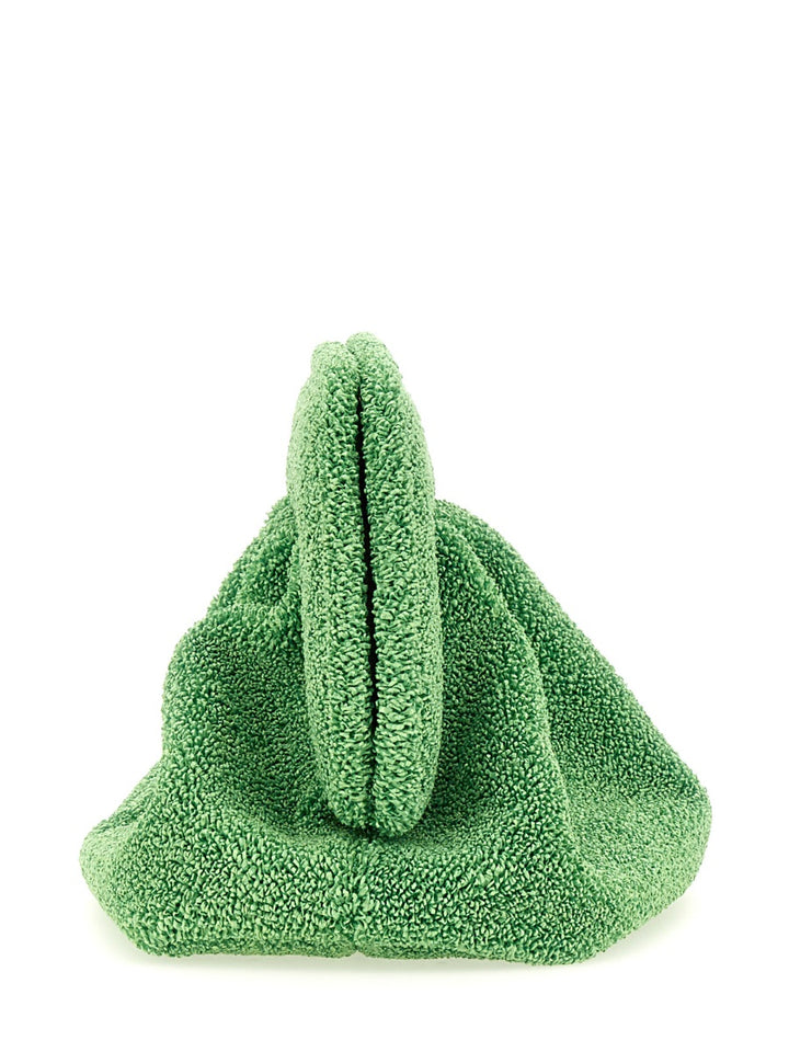 Themoirè Hand Bags - Green | Wanan Luxury