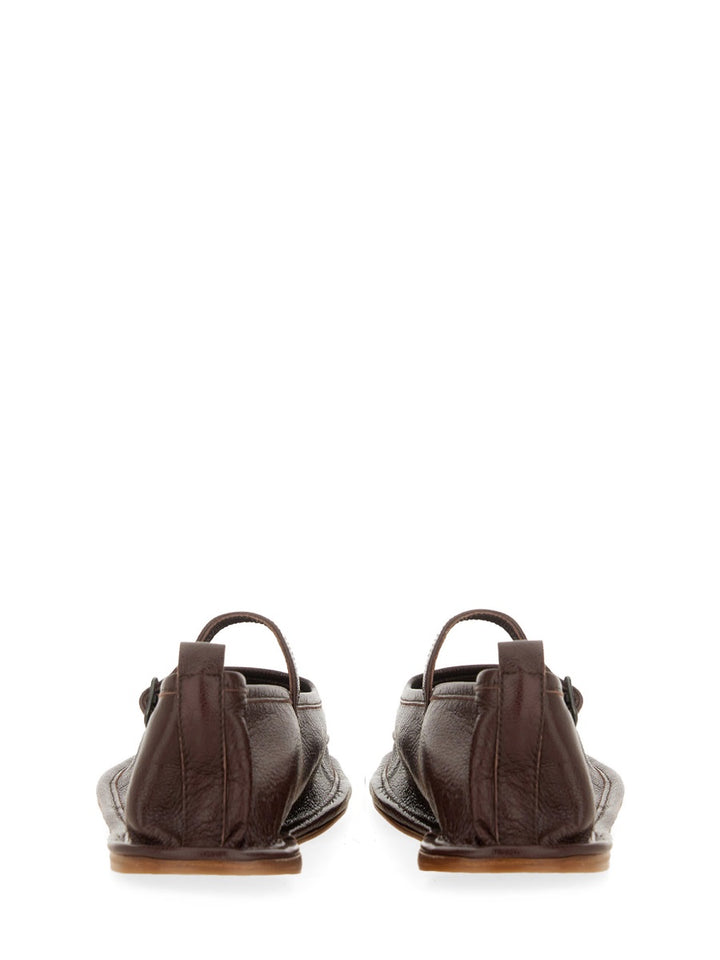 Hereu Flat Shoes - Brown | Wanan Luxury