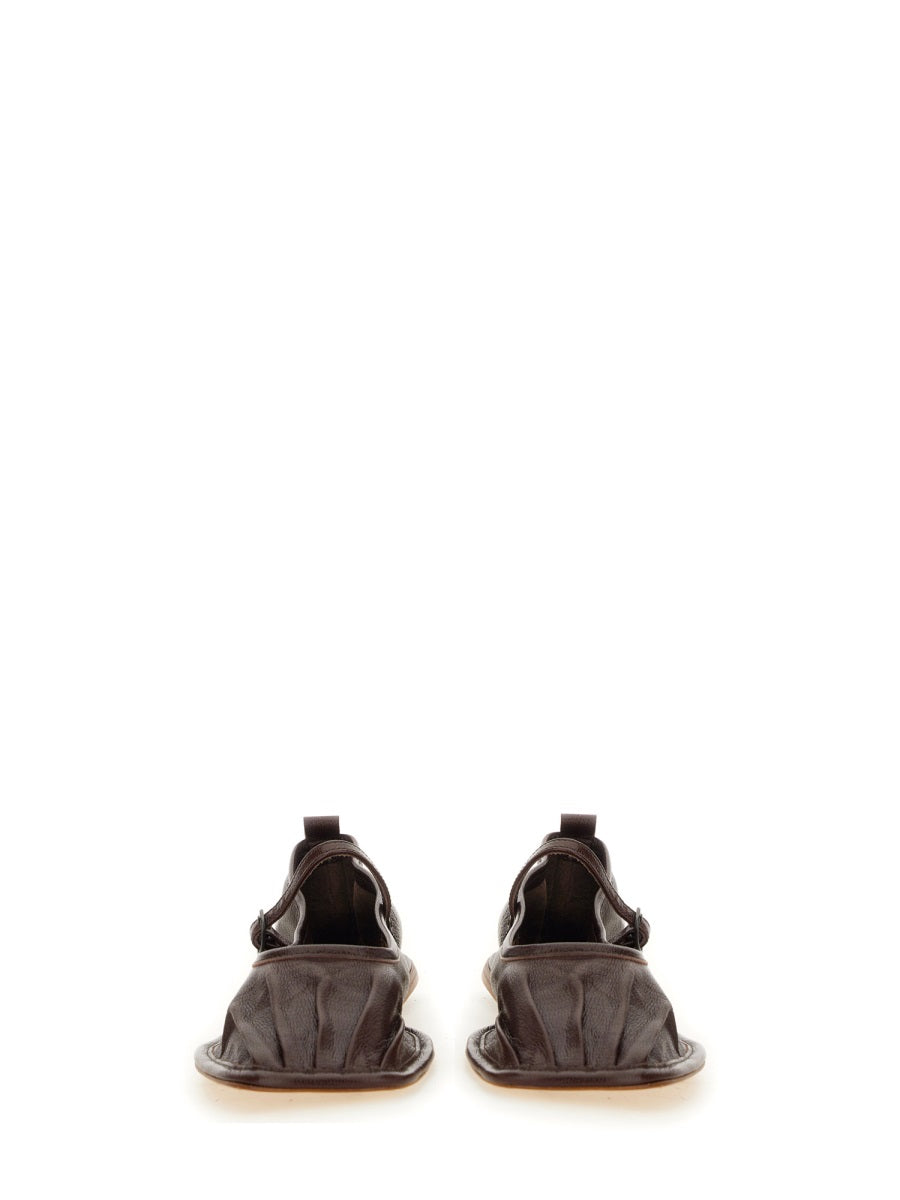 Hereu Flat Shoes - Brown | Wanan Luxury