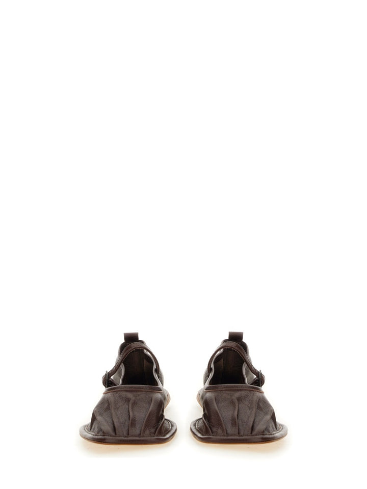 Hereu Flat Shoes - Brown | Wanan Luxury