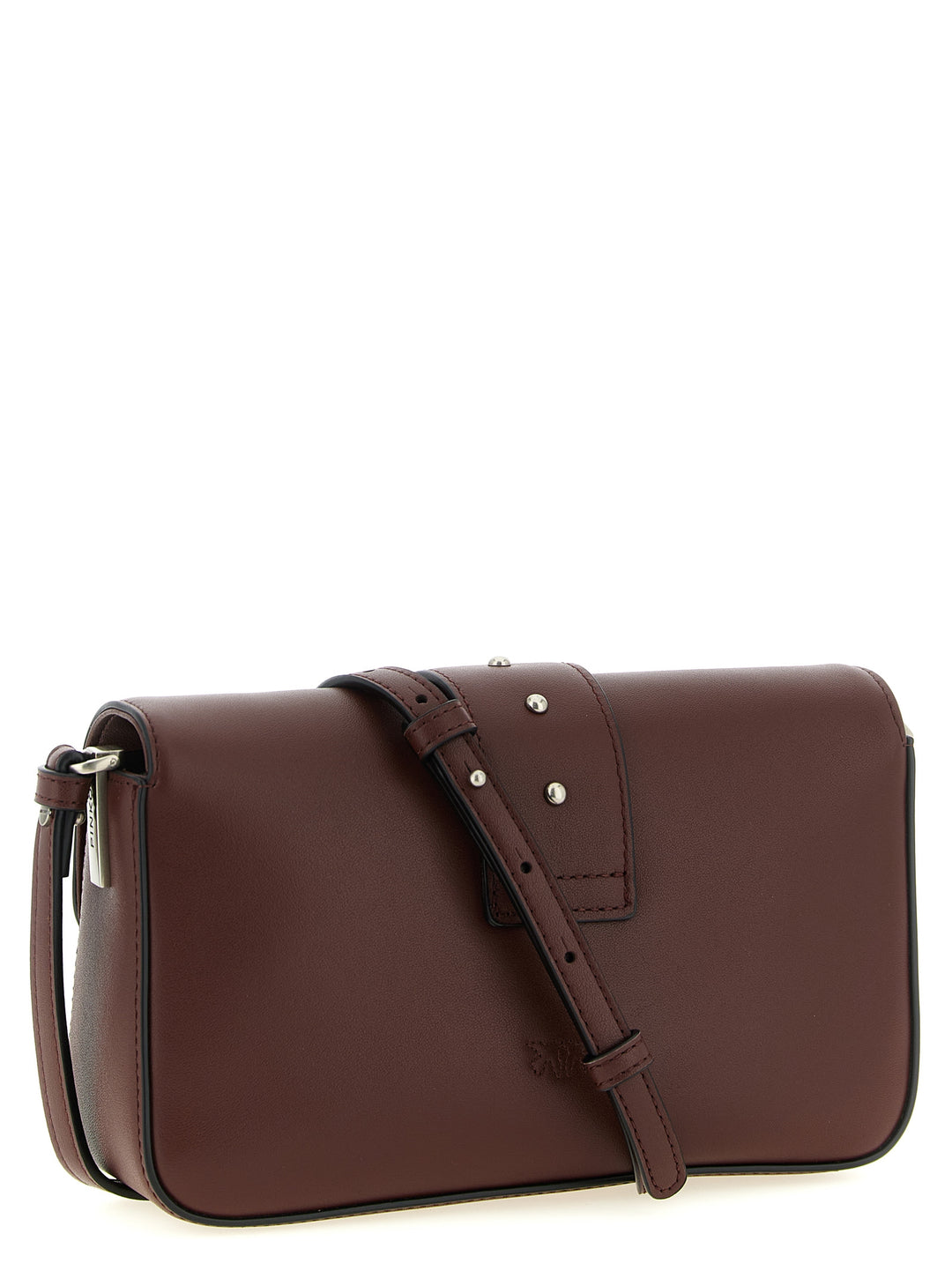 Pinko Mini Love Slouchy Shoulder Bags - Bordeaux | 1aa32c2b8c4111264a04294c426cbe7c537e3d06