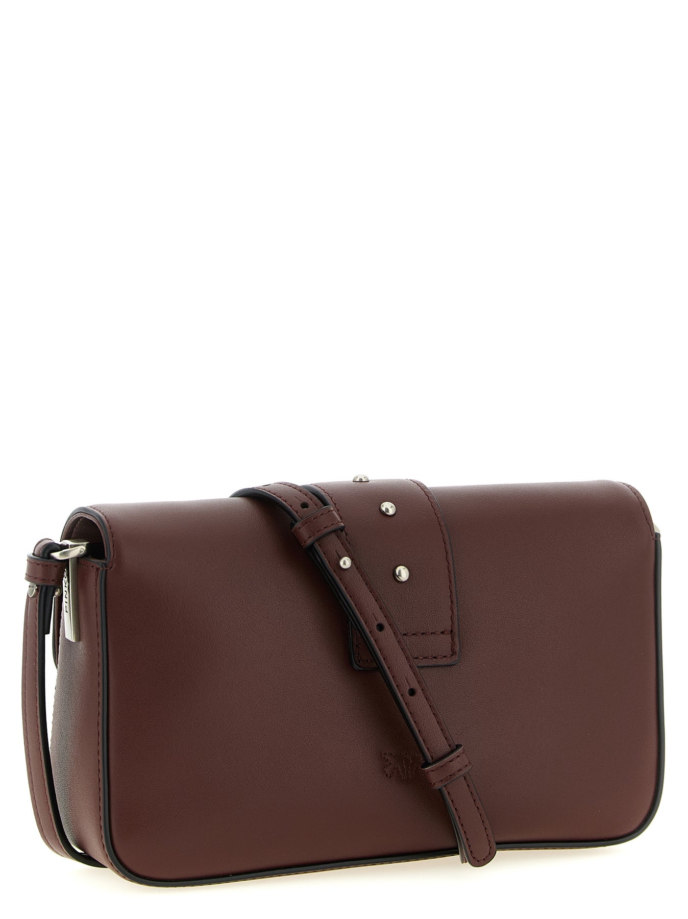 Pinko Mini Love Slouchy Shoulder Bags - Bordeaux | 1aa32c2b8c4111264a04294c426cbe7c537e3d06
