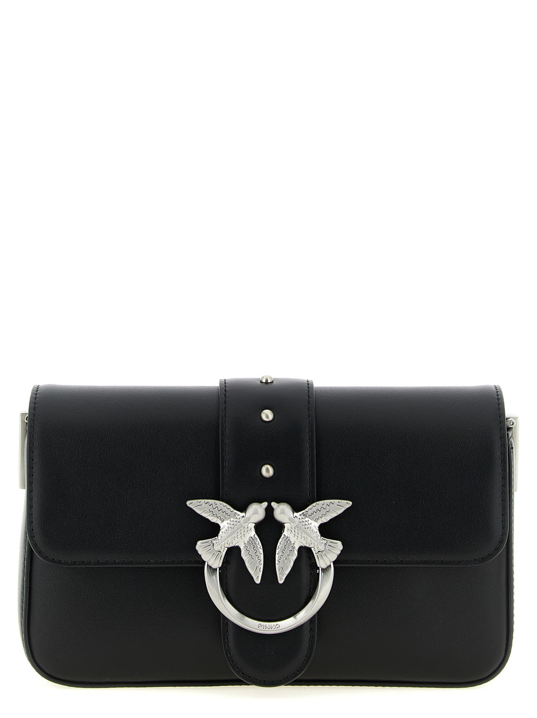 Pinko Mini Love Slouchy Shoulder Bags - Black | 9c0802ae436559db5d639735457d6644f4e8ae58