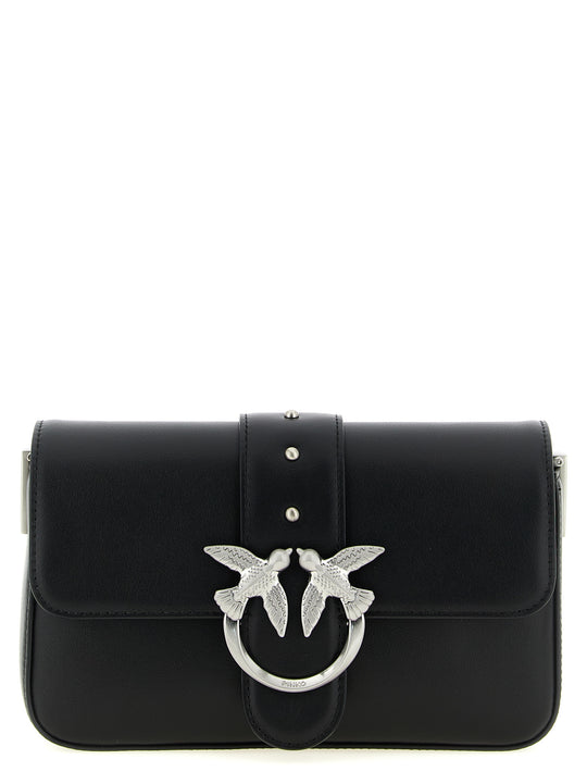 Mini Love Slouchy Shoulder Bags Black