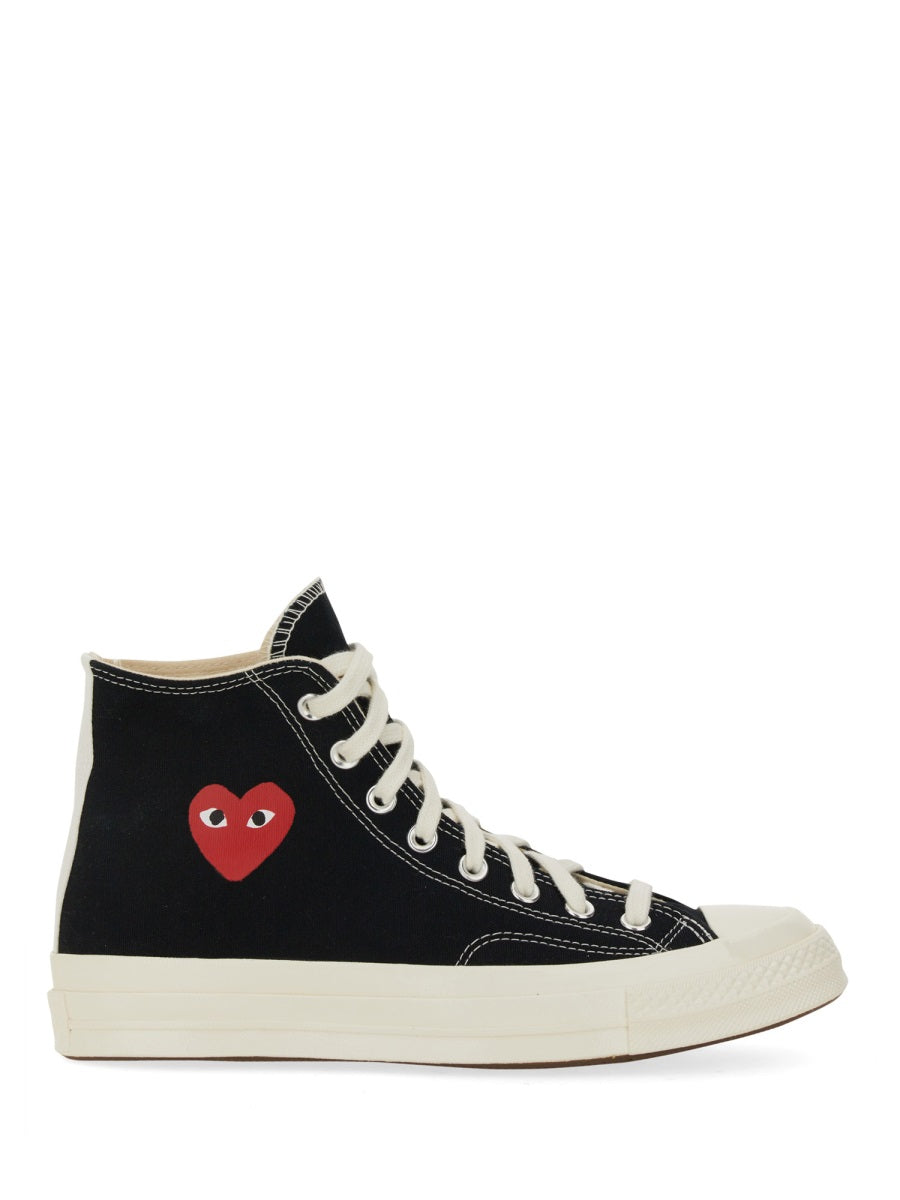 Comme Des Garçon Play x Converse Sneakers - Black | Wanan Luxury