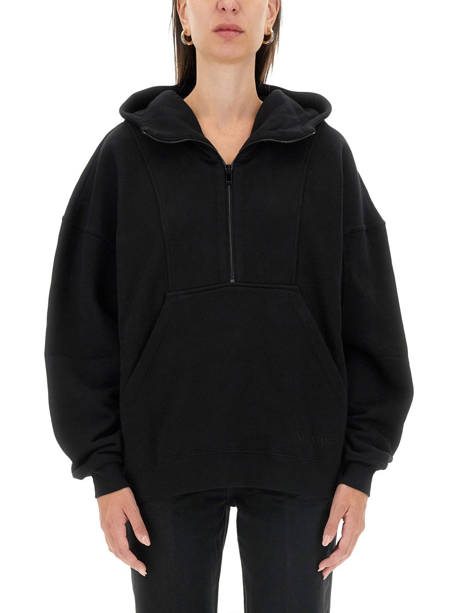 Saint Laurent Sweatshirts - Black | Wanan Luxury
