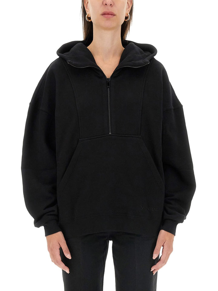 Saint Laurent Sweatshirts - Black | Wanan Luxury