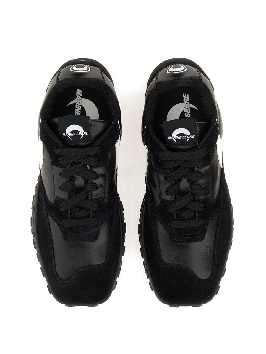 Marine Serre Sneakers - Black | Wanan Luxury