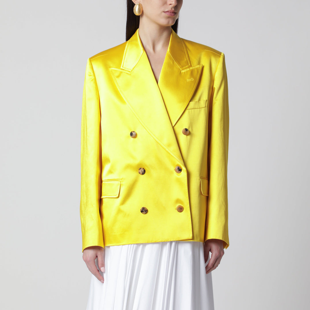 Dries Van Noten Coats & Jackets - Yellow | eb490f88e6b0864658de06b42ccec351a8a63b34