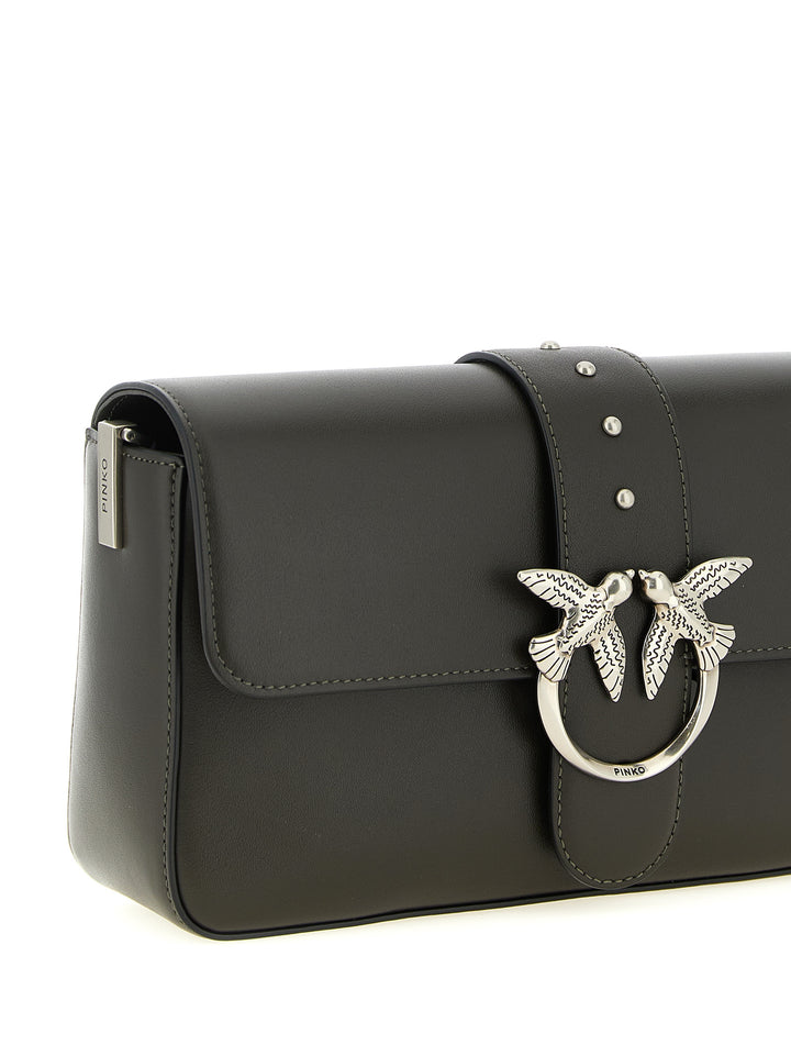 Pinko Love Slouchy Classic Shoulder Bags - Green | 6197f7a7bf5475300a36a55fa09cdd2419e4d69e