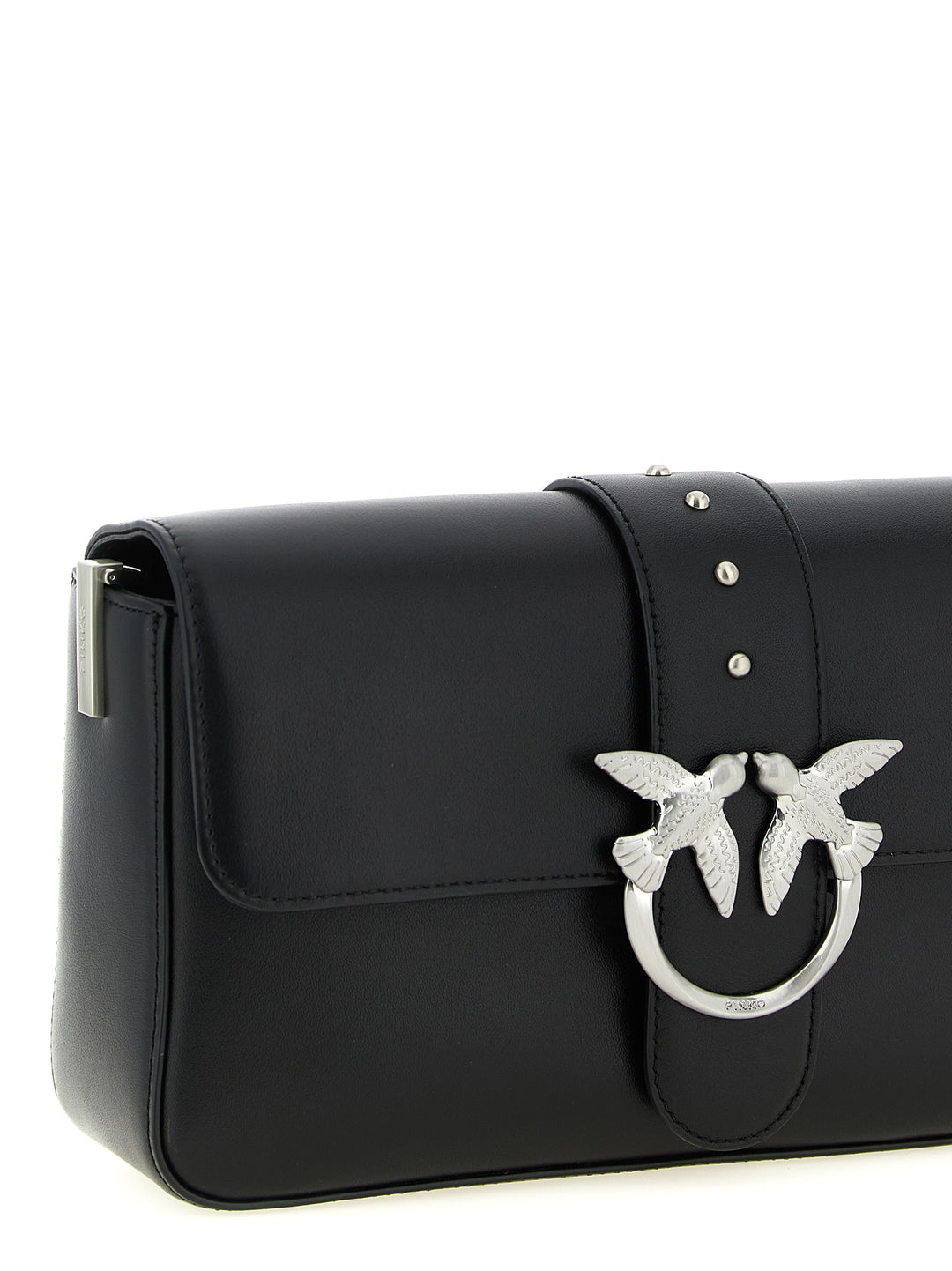 Pinko Love Slouchy Classic Shoulder Bags - Black | 8082684166a3874d455f191b74ccd456fc39d887