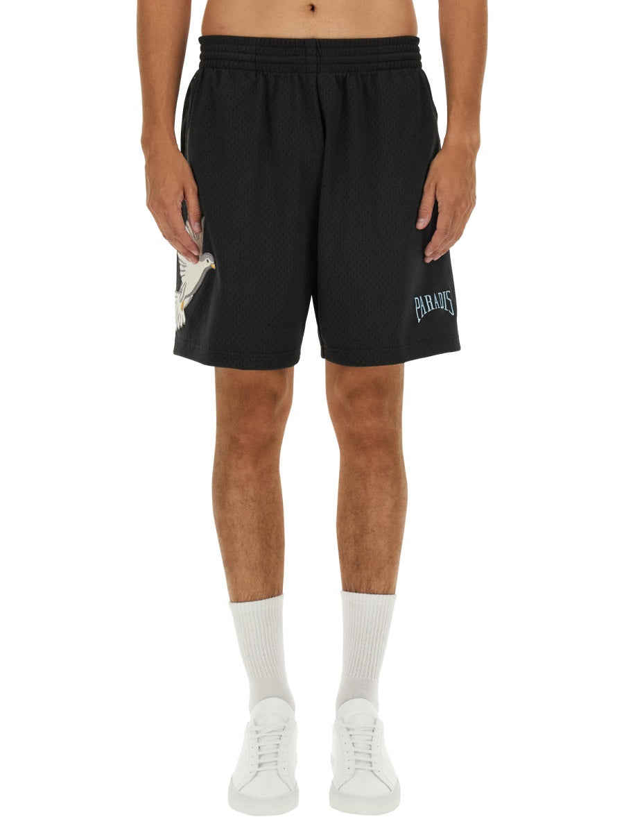 3.PARADIS Shorts - Black | Wanan Luxury