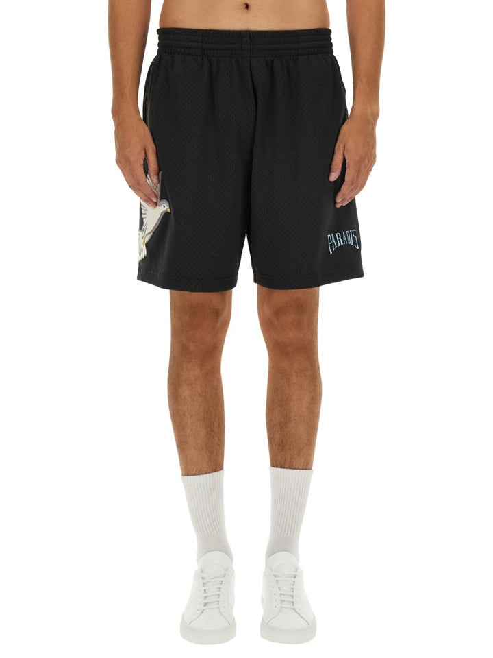 3.PARADIS Shorts - Black | Wanan Luxury