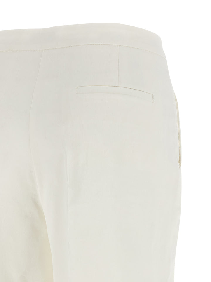 Pinko Jacopone Pants - White | 0ef15df340029625b7a7763a7d9bf8a37836643a