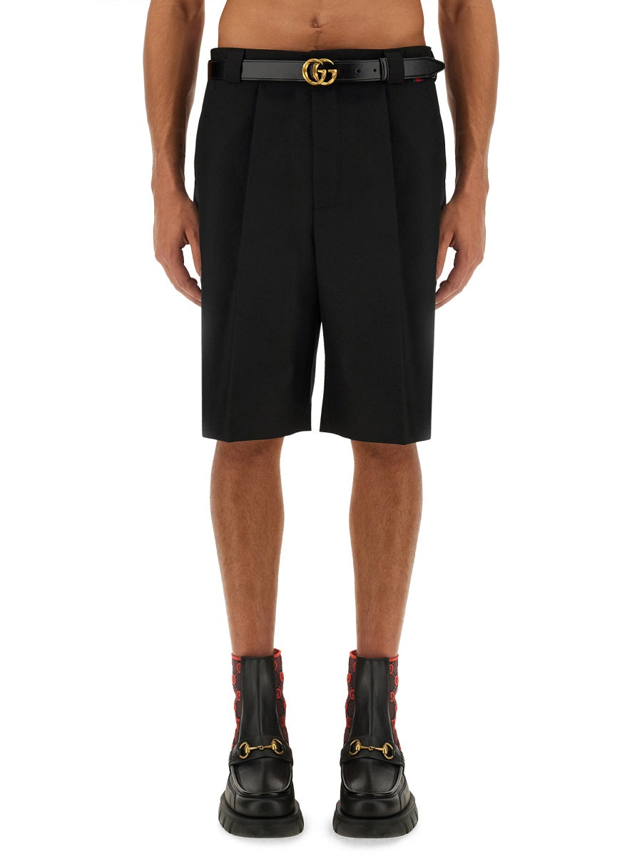 Gucci Shorts - Black | 2ed4fa48623e0e13a1eeb1863f8bb00c30c5f9fe