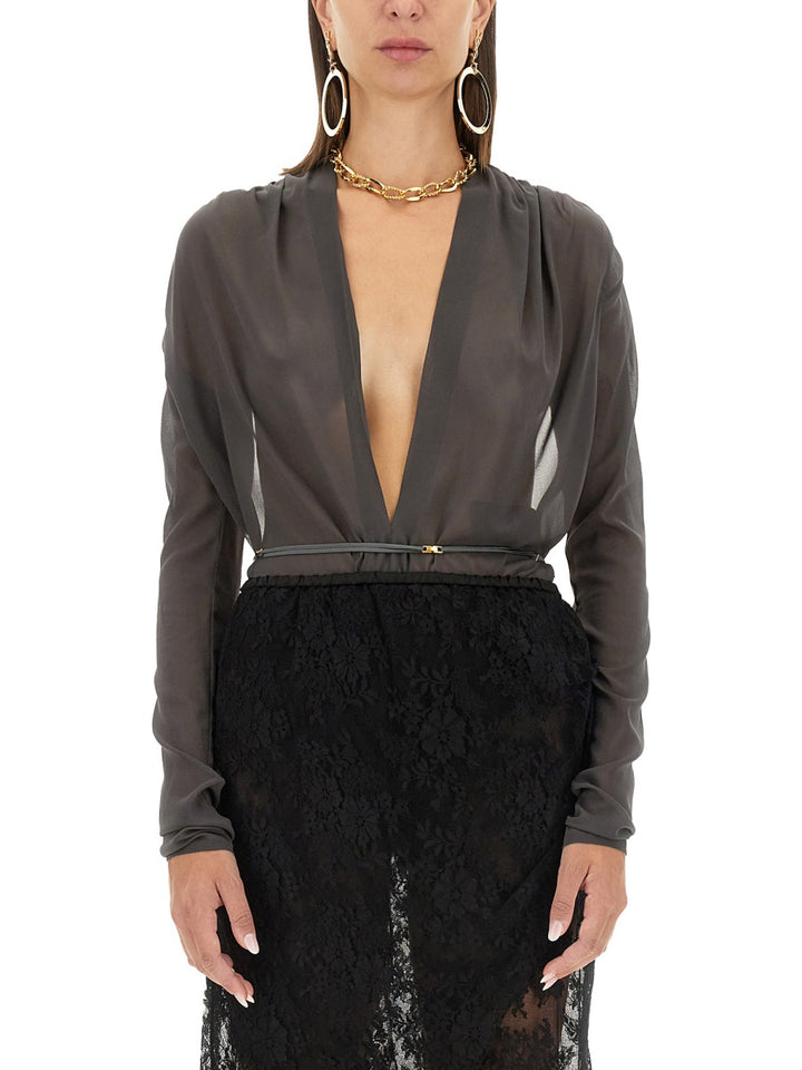Saint Laurent Tops - Grey | Wanan Luxury