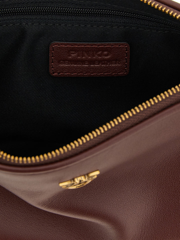 Pinko Half Moon Crossbody Bags - Bordeaux | 227e76a62a302e6d0fa60a86e9bdcfa5192d396a