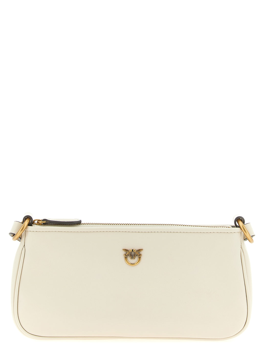Pinko Half Moon Baguette Crossbody Bags - White | d73912799a1ac10bfcb27b93fdca848bf8b9ca45
