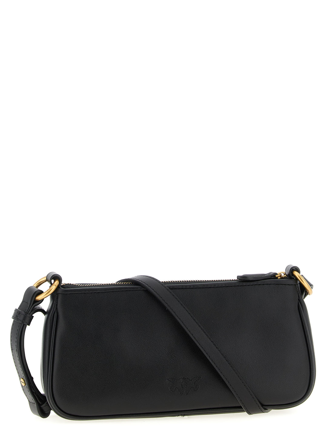 Pinko Half Moon Baguette Crossbody Bags - Black | 170f3f8e38f16a7480c41e55d1a7c45b36843e1d