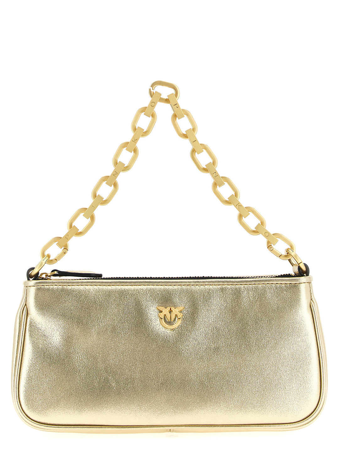 Pinko Half Moon Baguette Crossbody Bags - Gold | f671303b315957015ade8d4fb3b2ff6f355ccbe7
