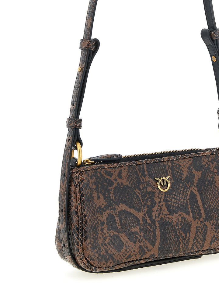 Pinko Love Bag Crossbody Bags - Brown | fc33bfc8b3dc4001108b3bbbf8aaa0746ab18fde