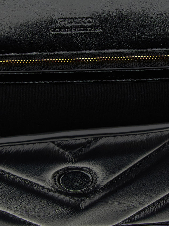 Pinko Love Box Baguette Hand Bags - Black | fb79e65a2cd9c1c3f659c104c2b7de6b8515d600