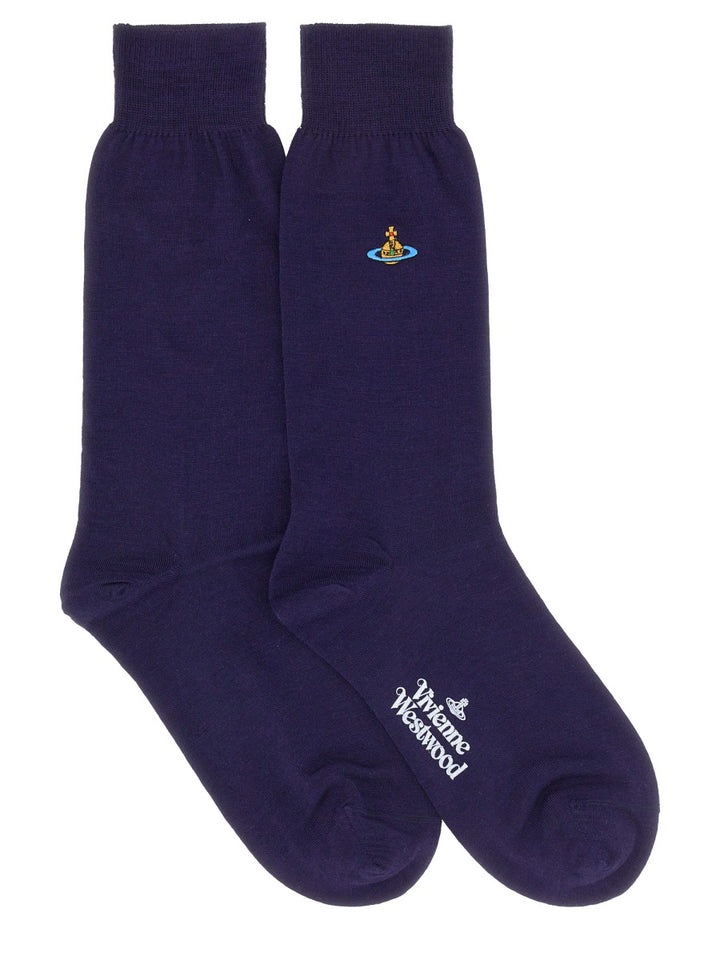 Vivienne Westwood Socks - Blue | Wanan Luxury