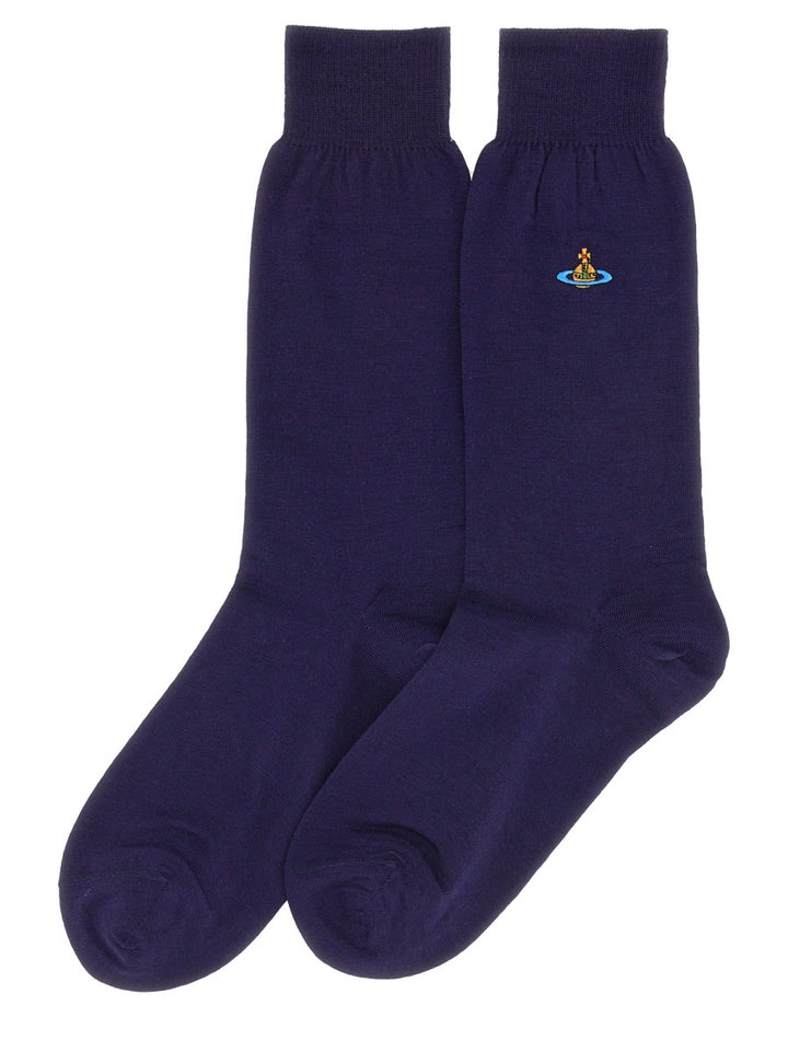 Vivienne Westwood Socks - Blue | Wanan Luxury