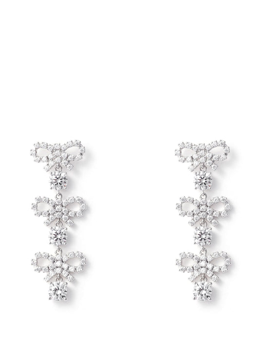 Brass Earrings With Crystals