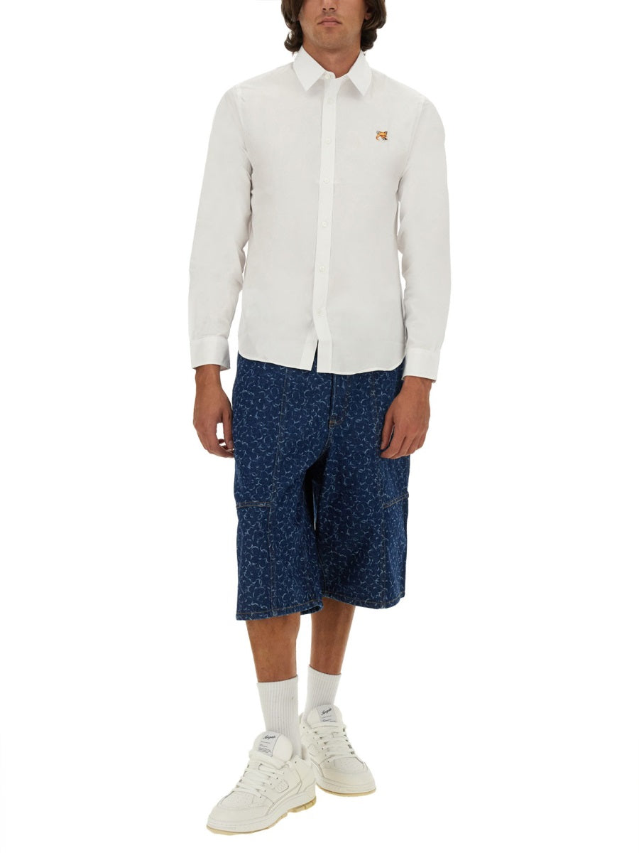Maison Kitsuné Shirts - White | Wanan Luxury