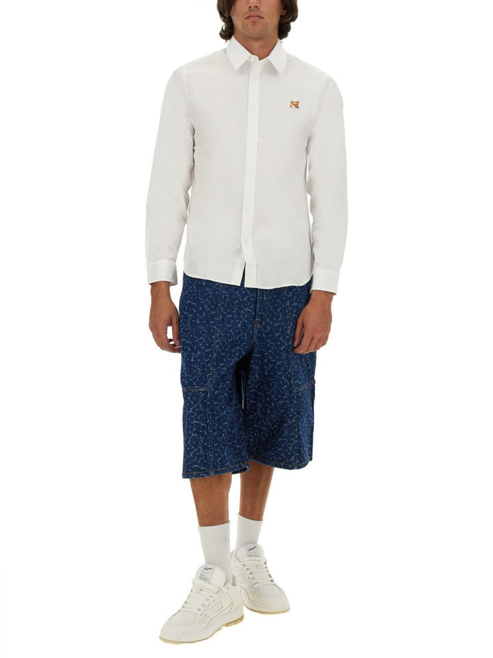 Maison Kitsuné Shirts - White | Wanan Luxury