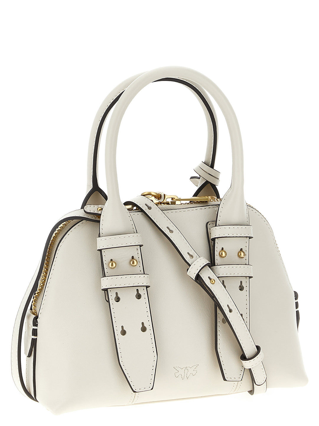 Pinko Mini Escape Hand Bags - White | 7c882aaf9b585bdba728a3ebcb25f8a3f1ebeb39