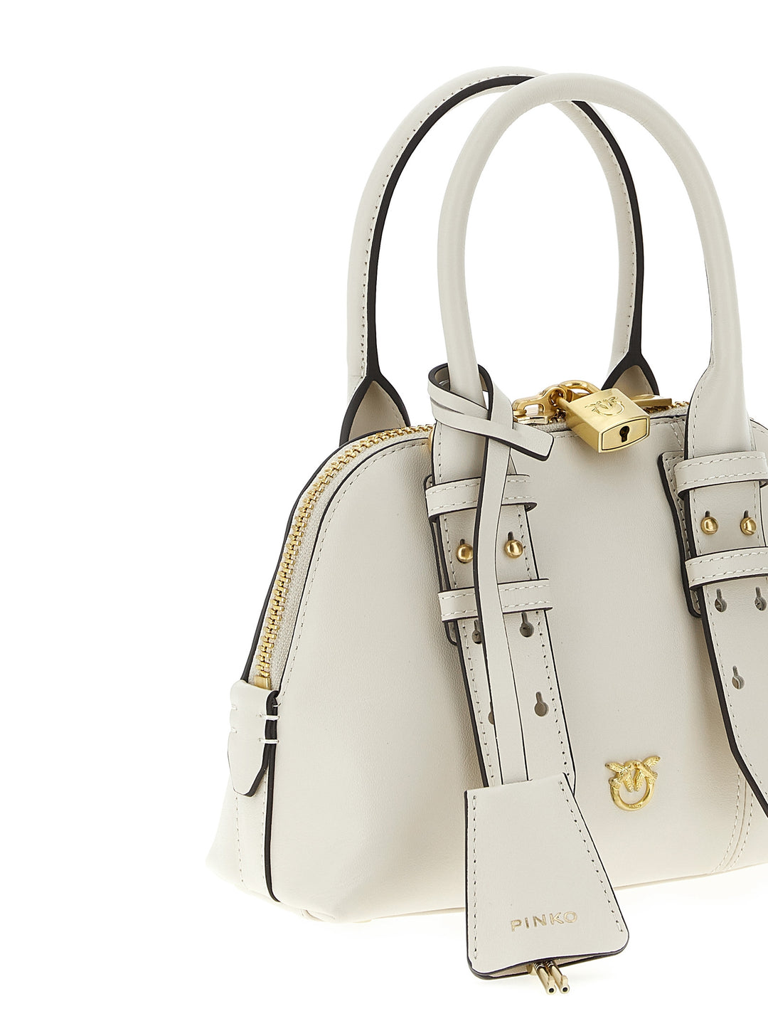 Pinko Mini Escape Hand Bags - White | e2b4f6f4013f19629048b0f9fb135c93d0b42bf6
