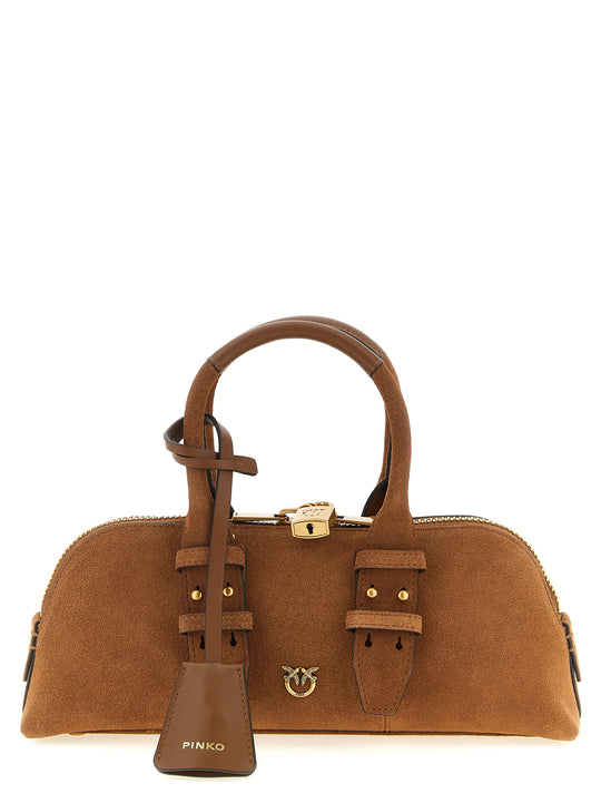 Bowling Baguette Shoulder Bags Brown