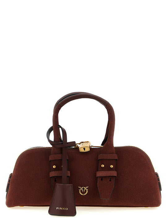 Bowling Baguette Shoulder Bags Bordeaux