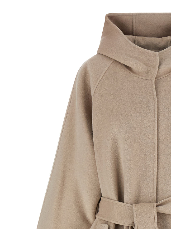 Pinko Cartoccio Coats and Trench Coats - Beige | a399ac0014e7d7d36a265246d22aaf42737bc6db