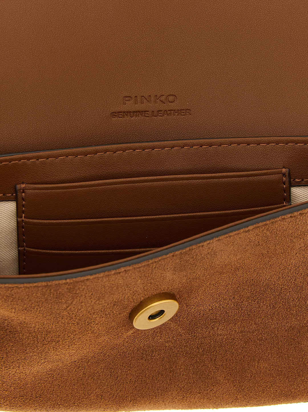 Pinko Saddle Flat Shoulder Bags - Brown | c8b6bbc40e3679214529a050afd51cae2409362c