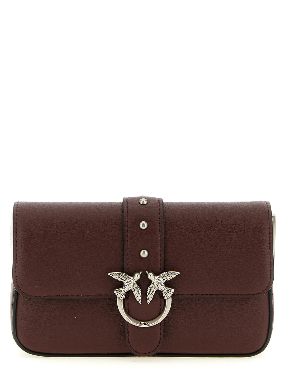 Pinko Baby Love One Slouchy Shoulder Bags - Bordeaux | e38947b22a77bea4b9eb2f111376c199eb4b4715