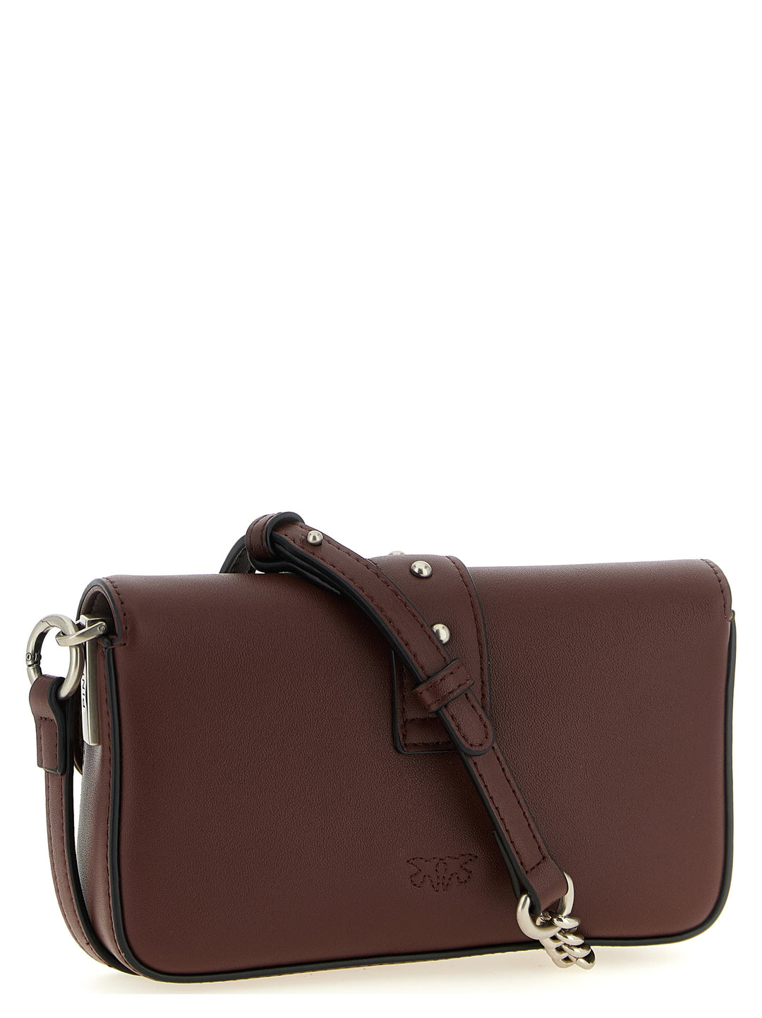 Pinko Baby Love One Slouchy Shoulder Bags - Bordeaux | 5b2093531290640f48b5b89a2ce1ff32737e89f7