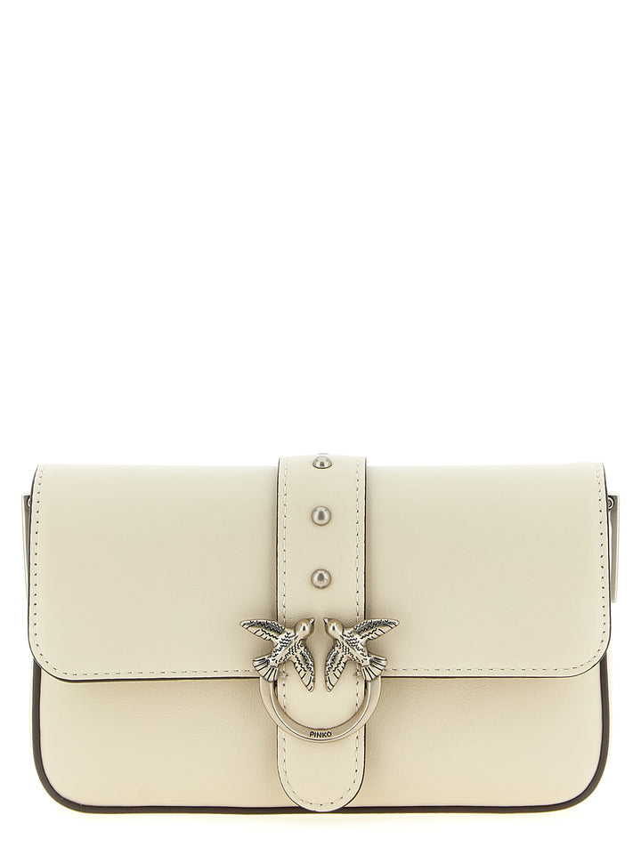 Pinko Baby Love One Slouchy Shoulder Bags - White | 2bcebc03abc9cf00afe3737b795494b5b8c07670