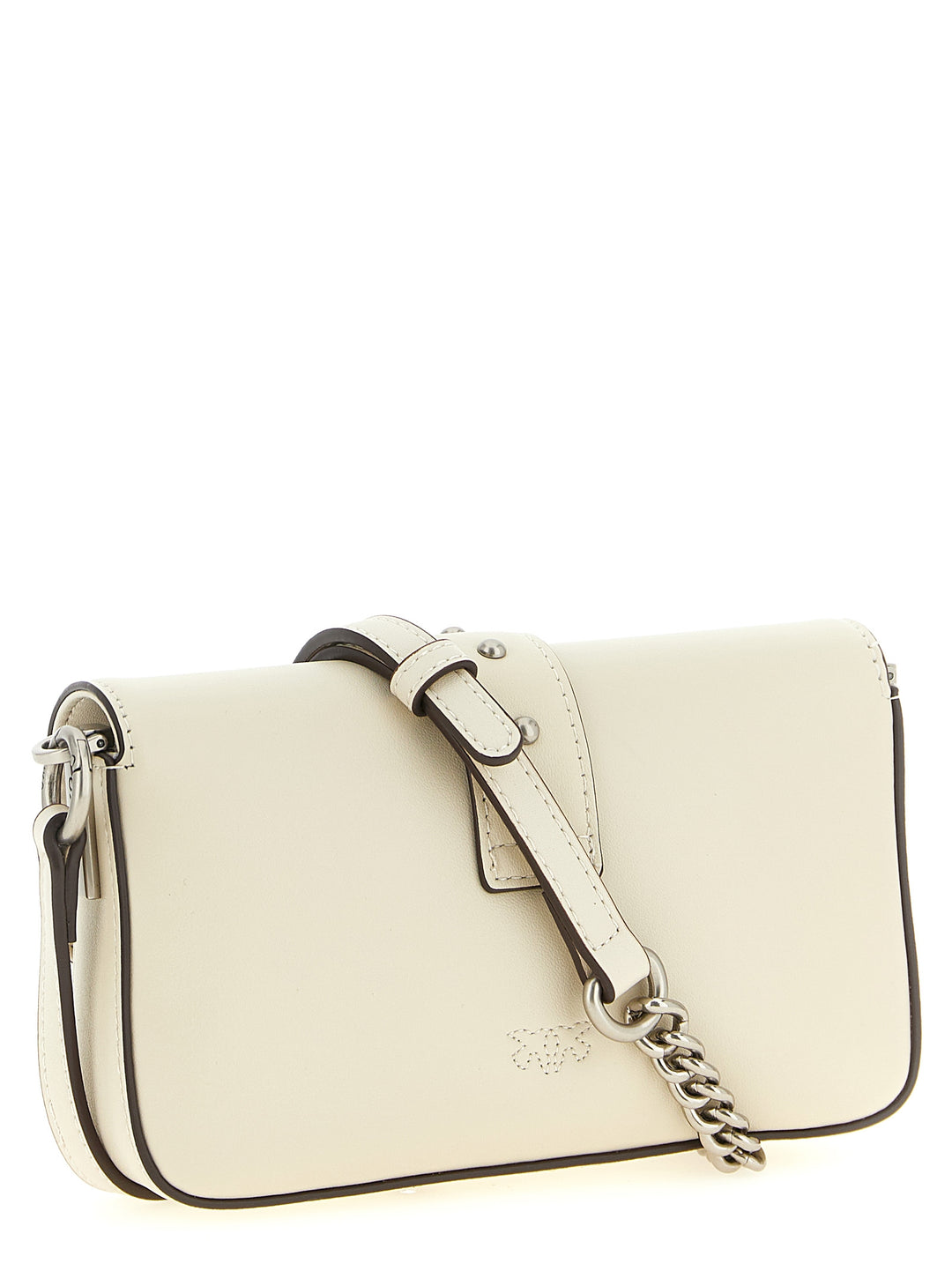 Pinko Baby Love One Slouchy Shoulder Bags - White | 6b0b9a87e44ec44ce1f19ba22a2091aa42a2b6f0