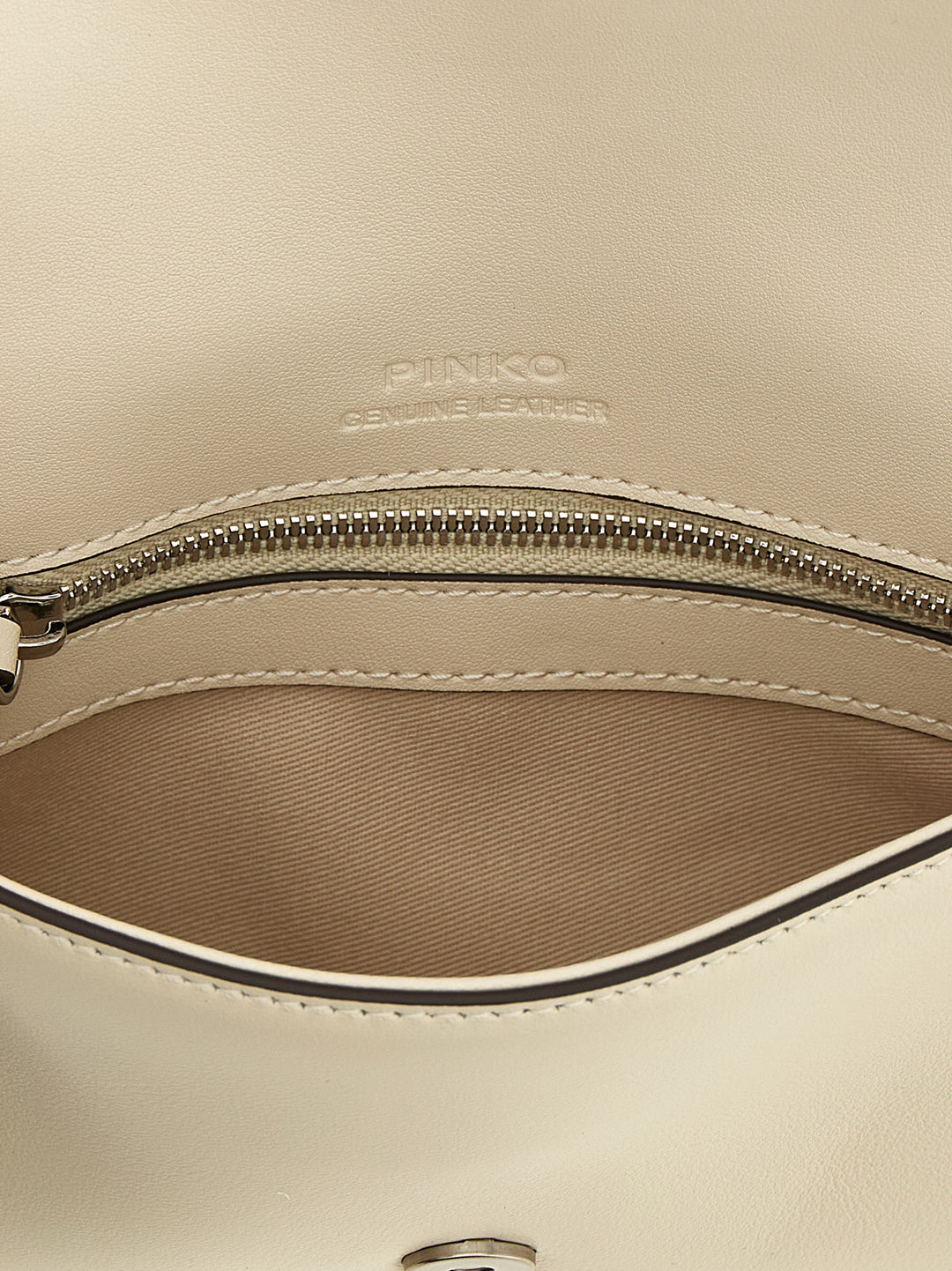 Pinko Baby Love One Slouchy Shoulder Bags - White | ae963fe3accdffae36b50dd45f7de7e653885cbf