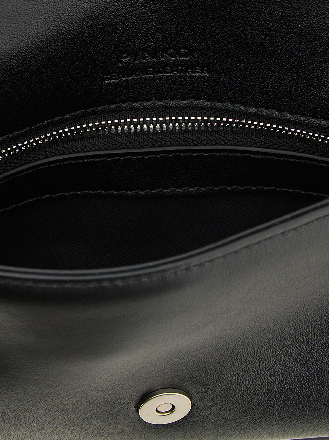 Pinko Love One Slouchy Baby Crossbody Bags - Black | 64eb226402856a0e63ccd0af2405eb9cbff5be7a