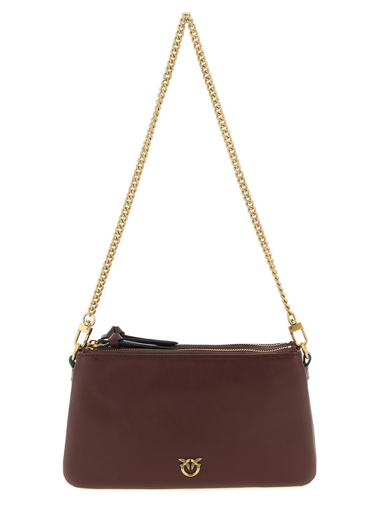Mini Double Crossbody Bags Bordeaux