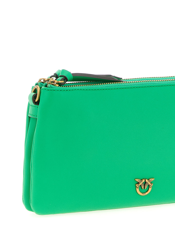 Pinko Double Crossbody Bags - Green | ce0907eced1244e9094e0e828e878c784ac633fc