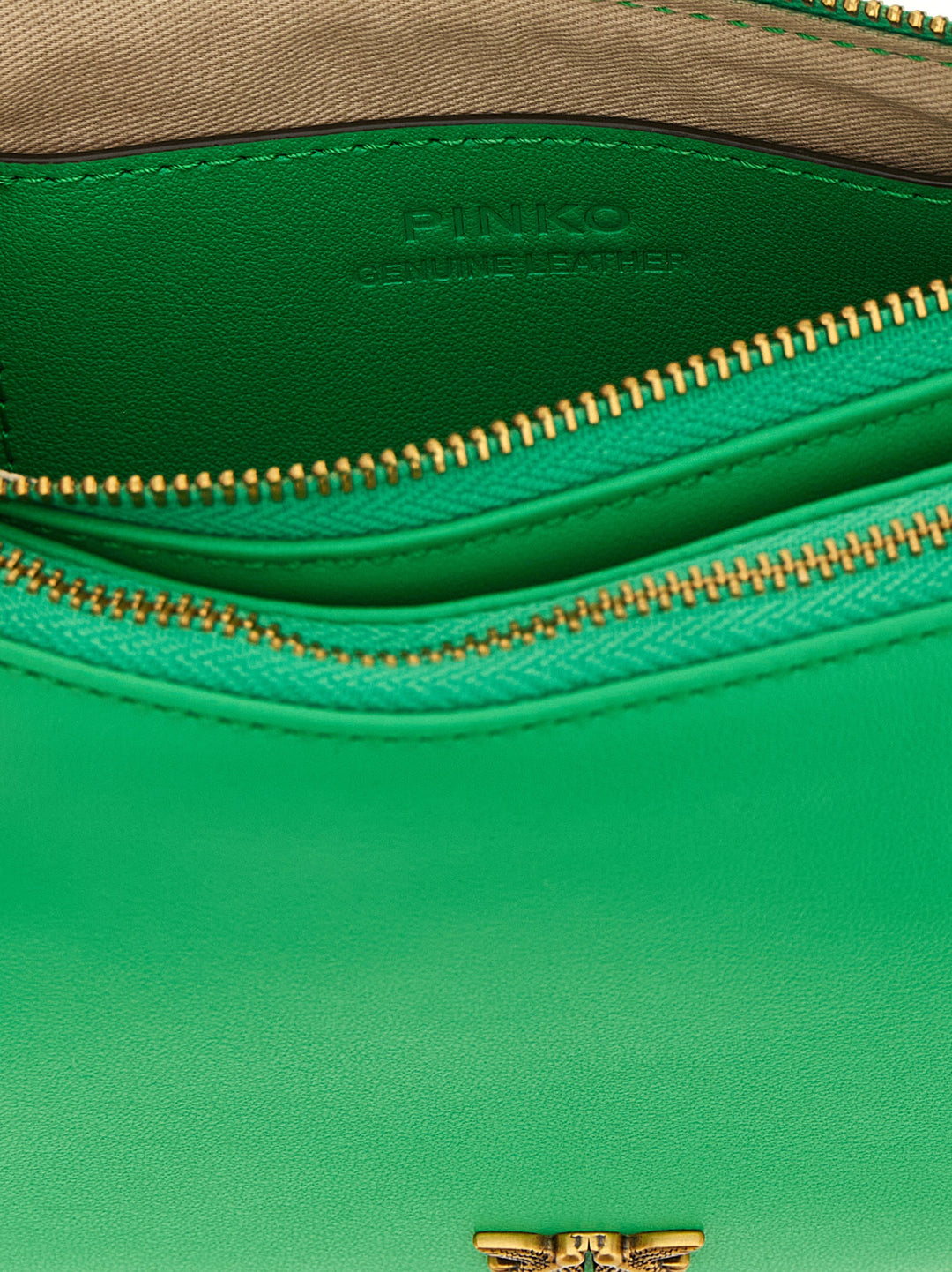 Pinko Double Crossbody Bags - Green | cf1858ee8a2b247eb37bf0676f629f9a5fd154ec