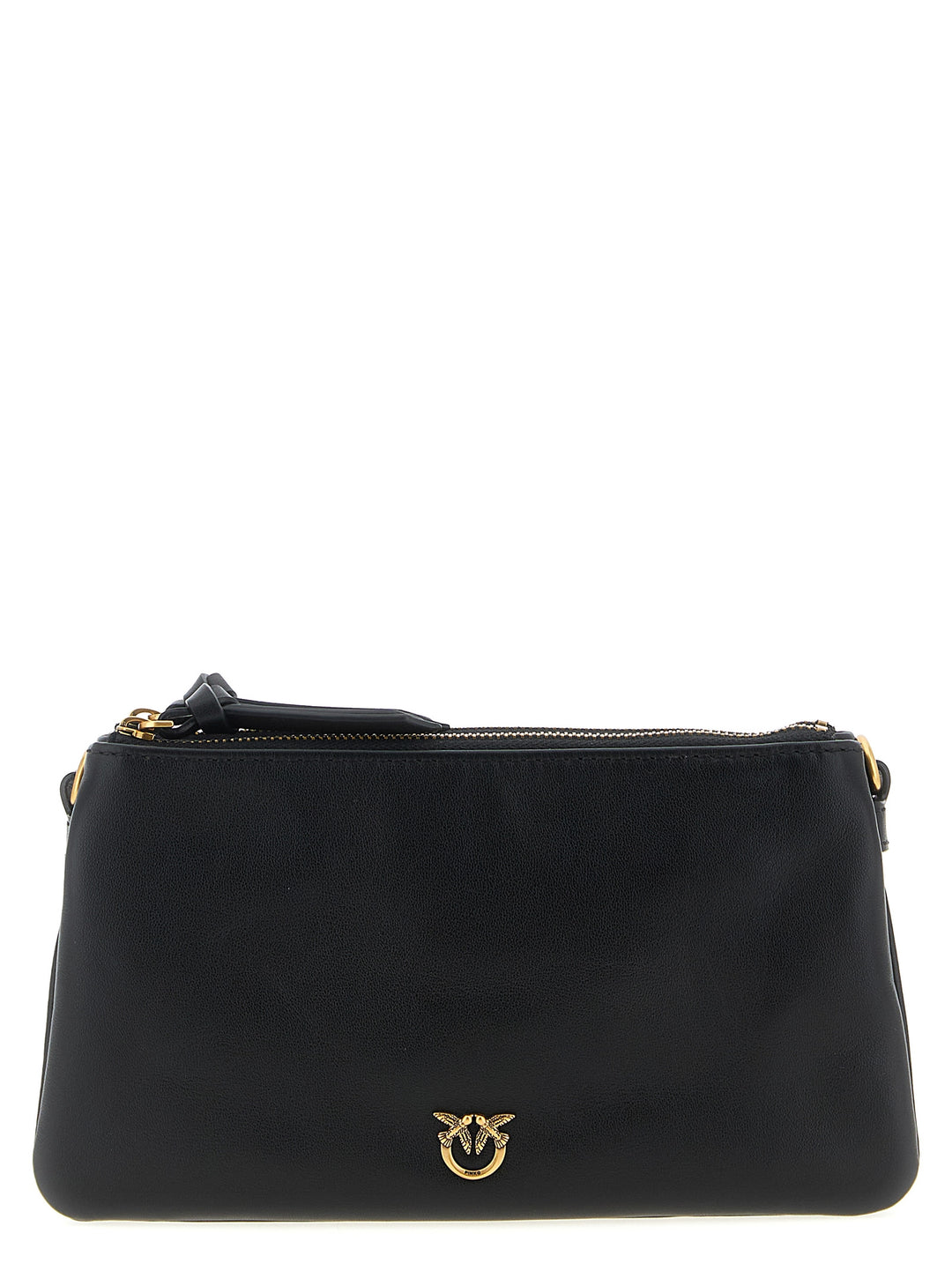 Pinko Mini Double Crossbody Bags - Black | da3b0f8744ea6b72af7b9af1549beac907f65348