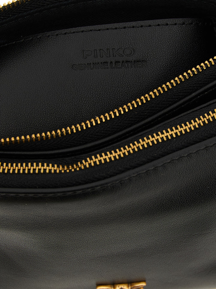 Pinko Mini Double Crossbody Bags - Black | a25e72cef5b80222d428138c7f2f85ca8d0512bc